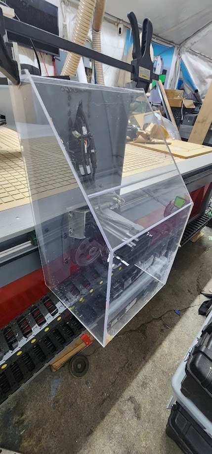 Estructura CNC en construcción